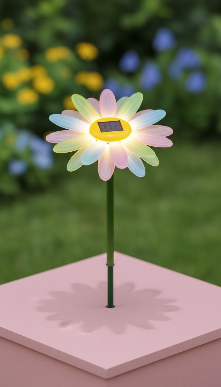 Solar Daisy Garden Light