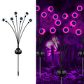 1-Pack Solar Powered Halloween Eye Lights for Garden and Patio Decoration, Waterproof, Purple, 1/4