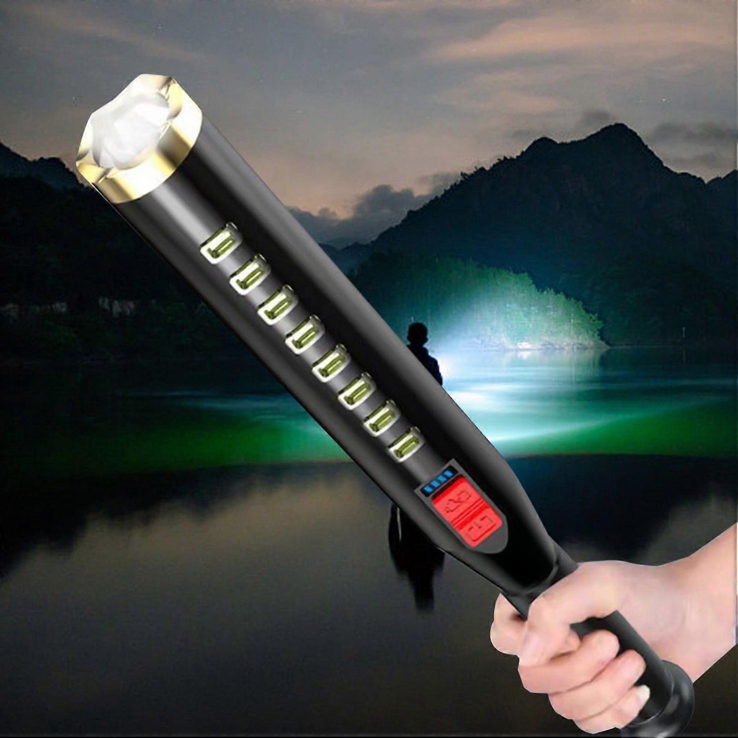 High Lumen Zoomable Flashlight Rechargeable LED Torch for Outdoor & Emergency