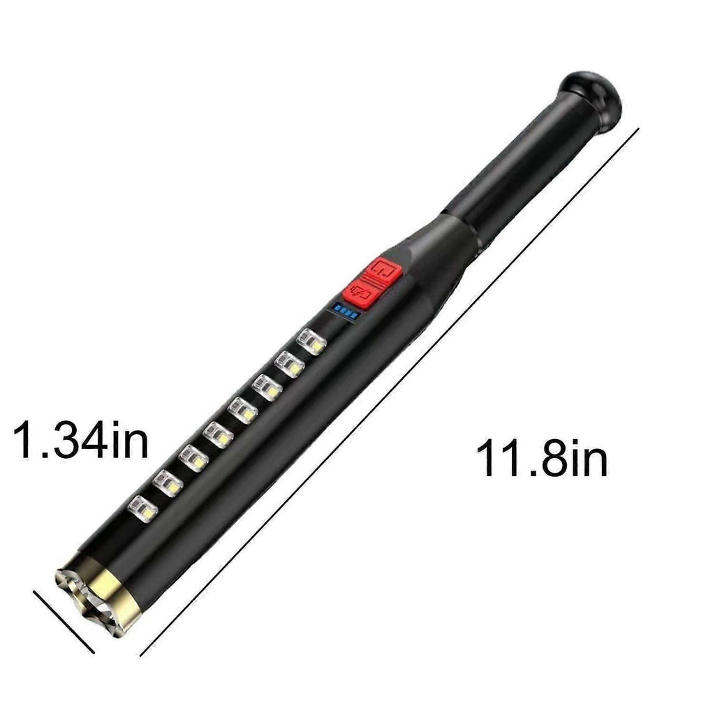 High Lumen Zoomable Flashlight Rechargeable LED Torch for Outdoor & Emergency