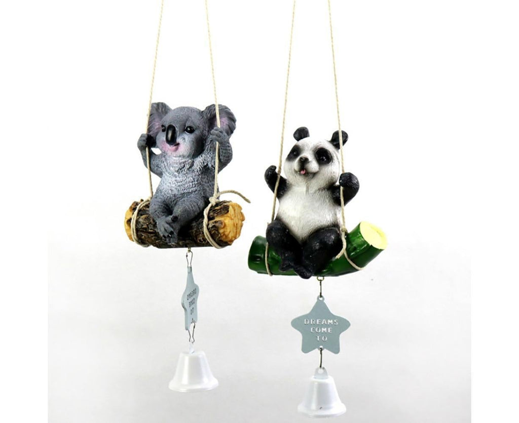 Cute Swing Panda Sloth Wind Chimes Home Door Window Balcony Hanging Bell Decor-Sloth