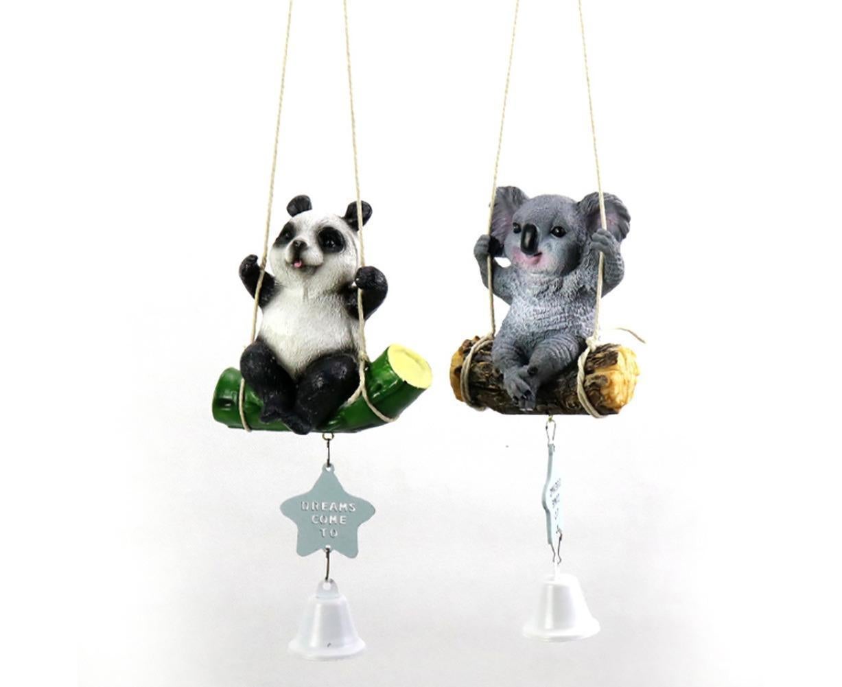 Cute Swing Panda Sloth Wind Chimes Home Door Window Balcony Hanging Bell Decor-Sloth