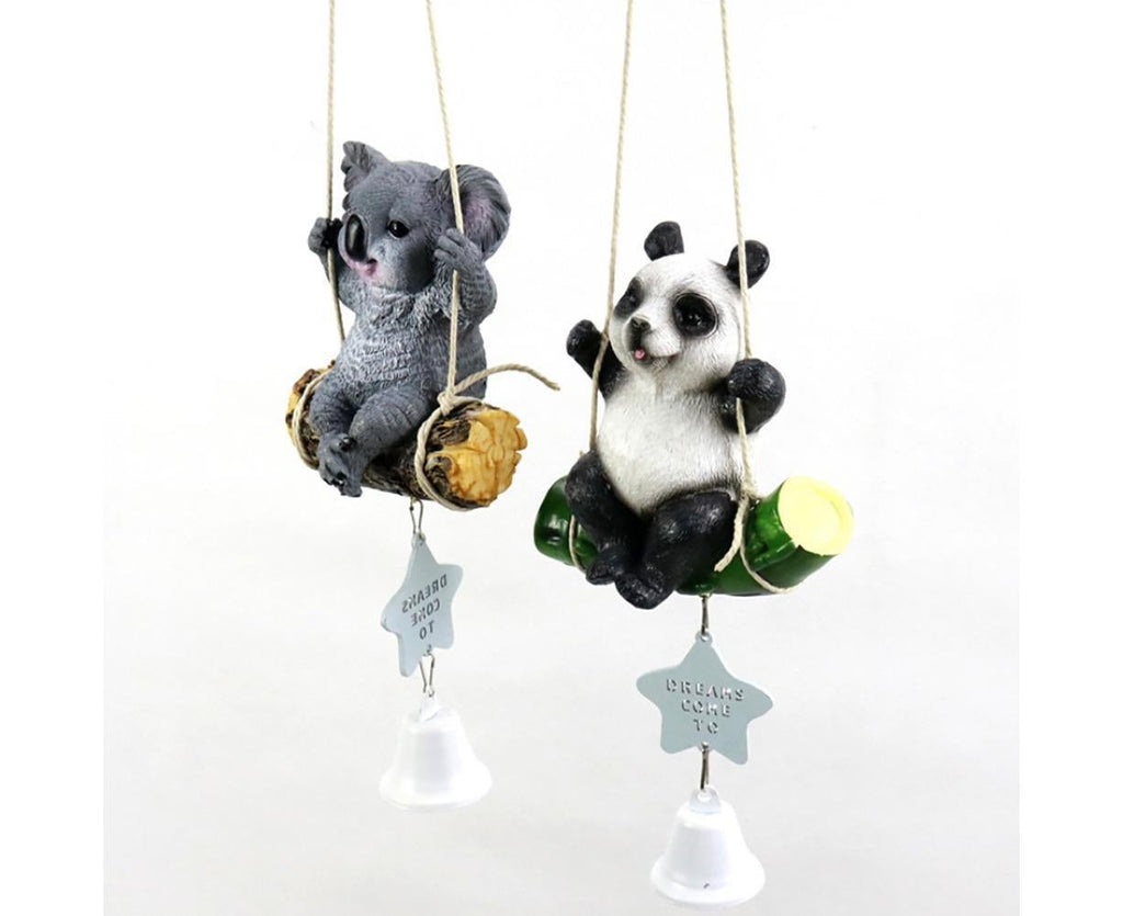 Cute Swing Panda Sloth Wind Chimes Home Door Window Balcony Hanging Bell Decor-Sloth