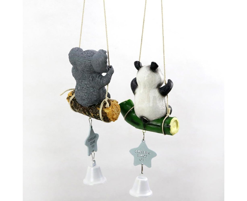 Cute Swing Panda Sloth Wind Chimes Home Door Window Balcony Hanging Bell Decor-Sloth