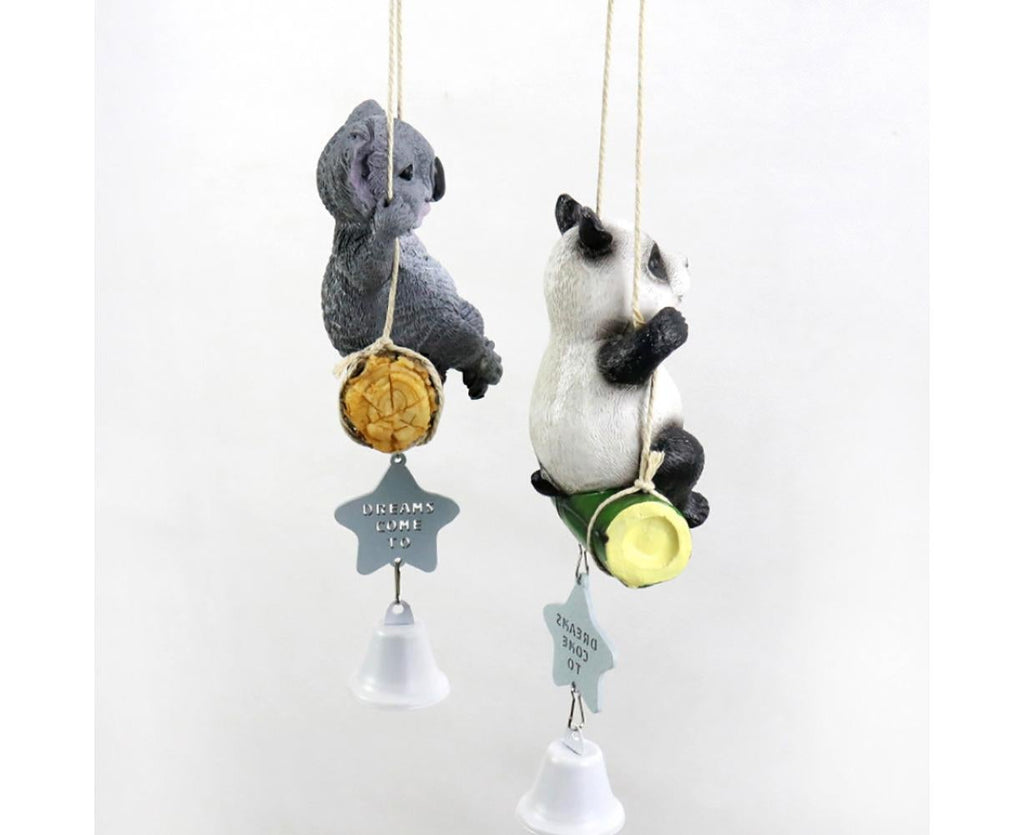 Cute Swing Panda Sloth Wind Chimes Home Door Window Balcony Hanging Bell Decor-Sloth