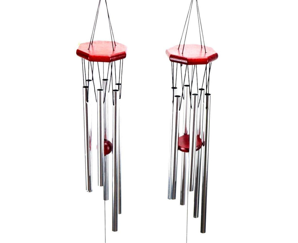 Wood Metal Retro Wind Chime Outdoor Garden Porch Balcony Home Decor Ornament-Random Style