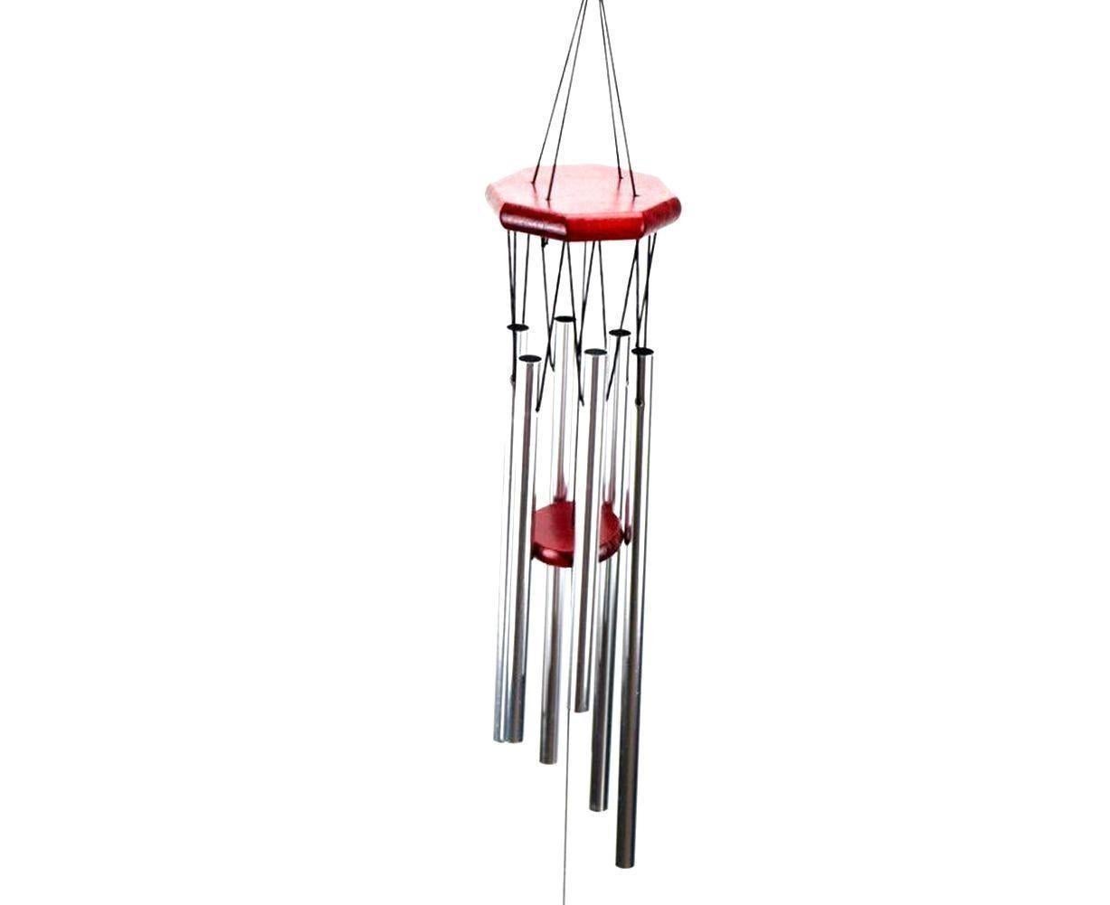 Wood Metal Retro Wind Chime Outdoor Garden Porch Balcony Home Decor Ornament-Random Style