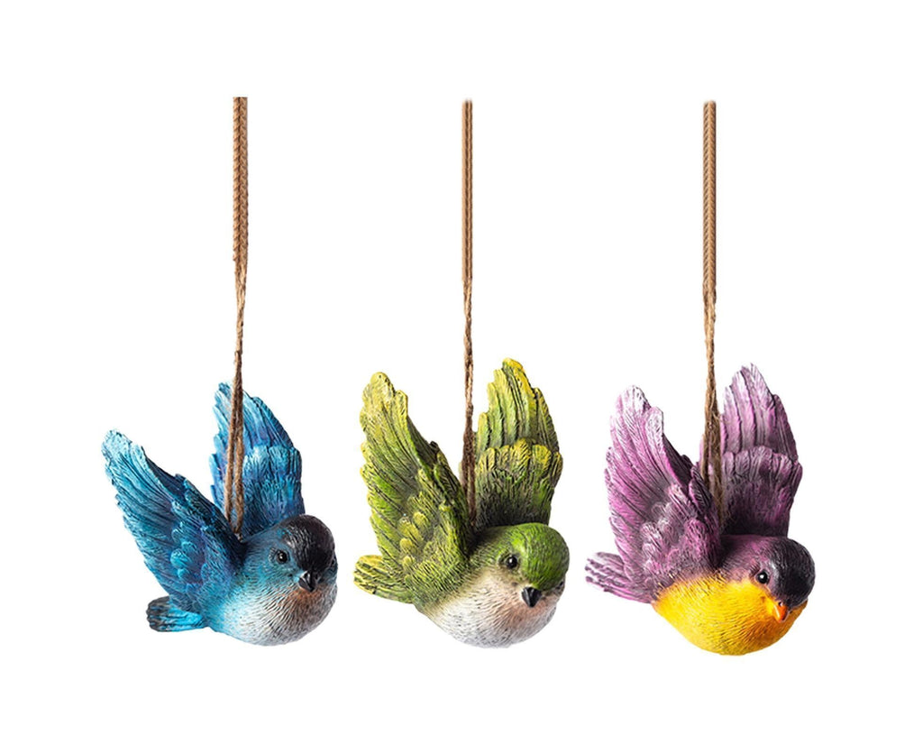 1 Set Decorative Resin Birds Pendant - Multicolor