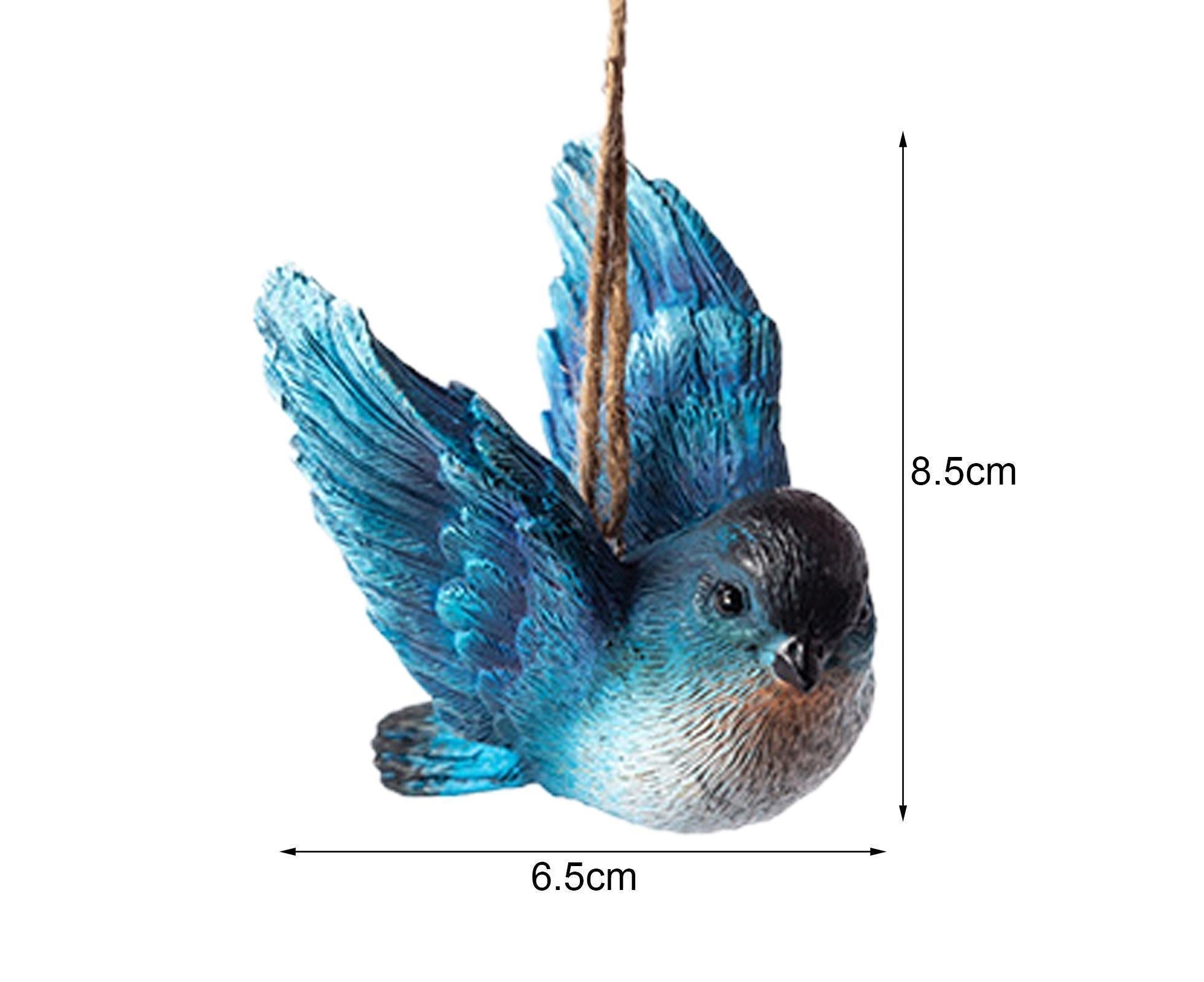 1 Set Decorative Resin Birds Pendant - Multicolor