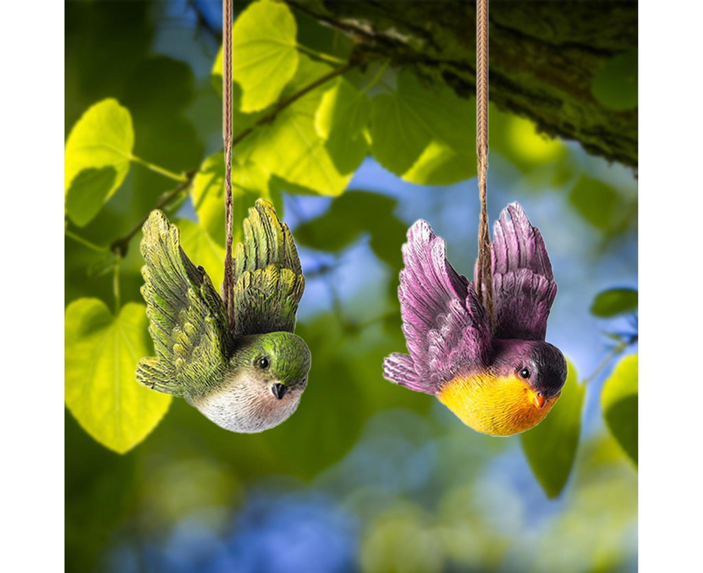 1 Set Decorative Resin Birds Pendant - Multicolor